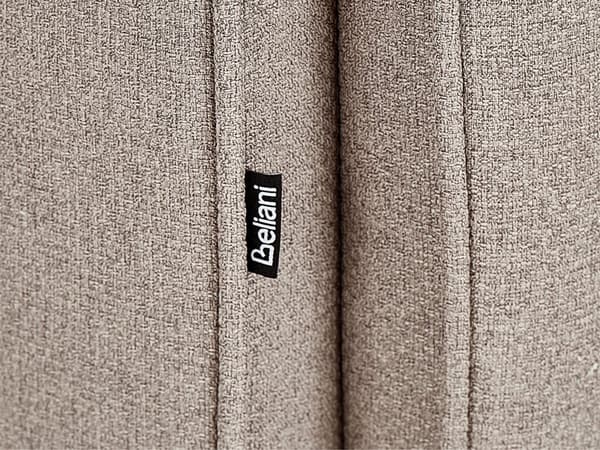 2-seters Sofa Brun Stoff Vannavvisende Sofa i Klassisk Stil