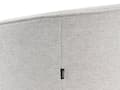Miniatyrbilde 8 av 9: Sofa Off-White Stoff Glamour Buet Retro 3-seter med Svarte Metallben til Sofa