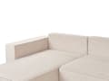 Miniatyrbillede 9 af 11: U Sovesofa Beige Polyester 4 Personers Designer Blød Uformet Sofa Moderne Sofaseng med Opbevaring til Stue Indretning Høj Kvalitet