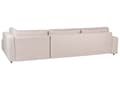 Miniatyrbillede 7 af 11: Sovesofa med Chaiselong Brun 4 Personers Sofa L Formet Dyb Sofaseng Siddemøbel Blød Stofsofa Design Hjørnesovesofa med Opbevaring
