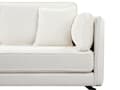 Miniatyrbilde 6 av 11: Høyre Hjørnesofa Off-White Boucle Metallben Pute Ryggstøtte Spredte Puter Moderne Design