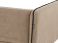 Miniatyrbilde 9 av 11: Hjørnesofa Beige Fløyel Metallben Venstrevendt 3-seter Ryggputer Pynteputer Moderne Design Stue