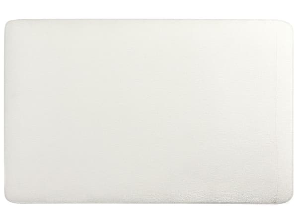 Hörnsoffa Höger Off-White Klädsel Metallben Kudde Ryggstöd Prydnadskuddar Modern Design