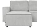 Miniatyrbillede 7 af 11: U Sovesofa Beige Polyester 4 Personers Designer Blød Uformet Sofa Moderne Sofaseng med Opbevaring til Stue Indretning Høj Kvalitet