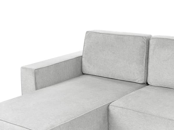 U Sovesofa Beige Polyester 4 Personers Designer Blød Uformet Sofa Moderne Sofaseng med Opbevaring til Stue Indretning Høj Kvalitet