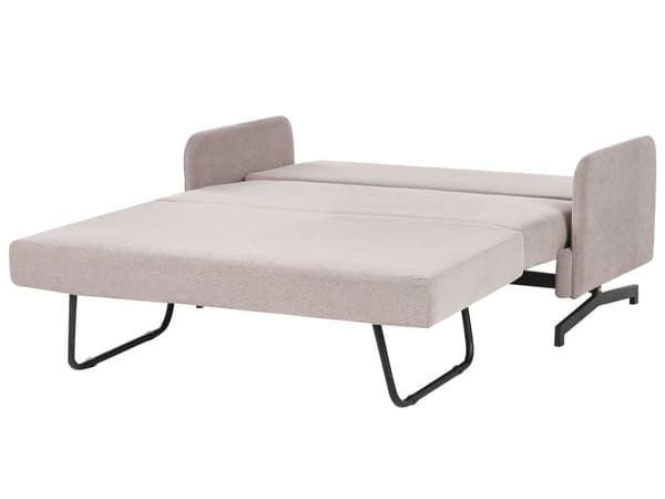 Sovesofa Lyserød Stof 2 Personers Moderne Stil Stue