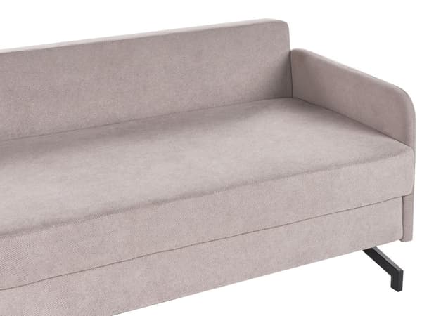 Sovesofa Lyserød Stof 2 Personers Moderne Stil Stue