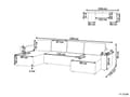 Miniatyrbillede 3 af 11: U Sovesofa Beige Polyester 4 Personers Designer Blød Uformet Sofa Moderne Sofaseng med Opbevaring til Stue Indretning Høj Kvalitet