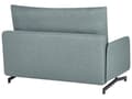 Miniatyrbilde 7 av 11: Sovesofa Grønn Stoff Polyester Polstring 2 Seter Trekk ut Sovefunksjon Moderne stue