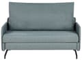 Miniatyrbilde 1 av 11: Sovesofa Grønn Stoff Polyester Polstring 2 Seter Trekk ut Sovefunksjon Moderne stue