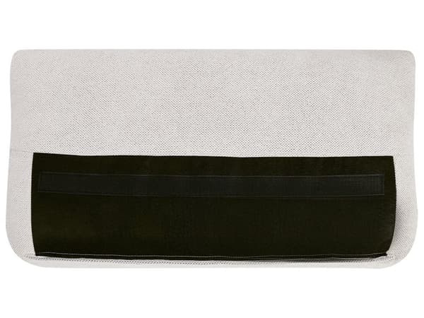3 seters Sofa Off-white Polyester Stoff Metallben Loveseat Sofa Sofa Stue Møbler