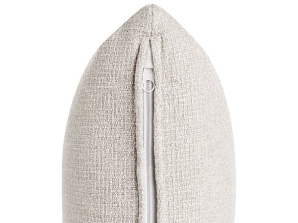 Sofa Beige Stoff Polstret 2 Seter Polstret Ryggstøtte Flyttbare Puter Fleksibel Ordning Moderne Stue Sofa