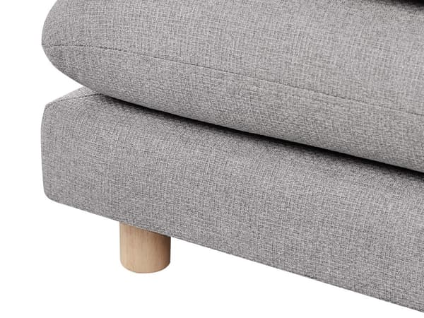 Sofa Grå Polyester 2 Personers Moderne Højrygget Loungesofa Polstret Stofsofa Stue Tilbehør Designer Høj Kvalitet