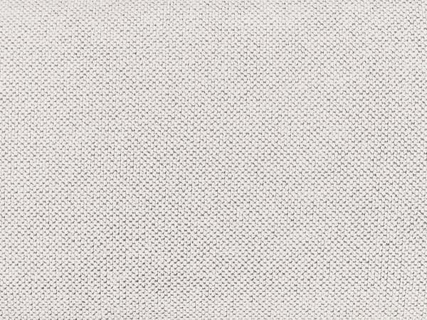 Sofa Off White Polyester 3 Personers Polstret Dyb Blød Stofsofa uden Armlæn Retro Inspiration Stue Møbel Moderne