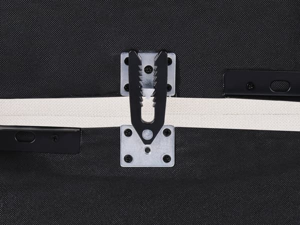 Sofa 6-seters U-formet Off-White Polyester Stofftrekk Liggende Ryggstøtte 3 Posisjoner Klikk-klakk