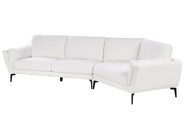 Sofa Lysegrå Polyester Polstret 3-seter Moderne Minimalistisk Stil Stue Polstret Ryggstøtte