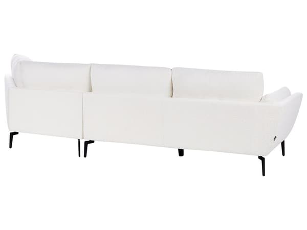 Sofa Lysegrå Polyester Polstret 3-seter Moderne Minimalistisk Stil Stue Polstret Ryggstøtte