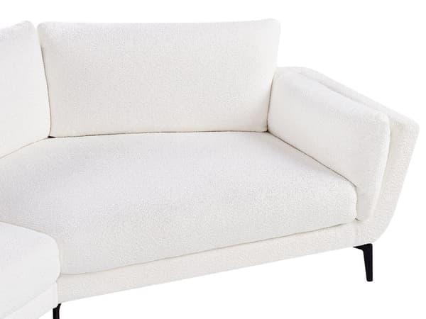 Sofa Lysegrå Polyester Polstret 3-seter Moderne Minimalistisk Stil Stue Polstret Ryggstøtte