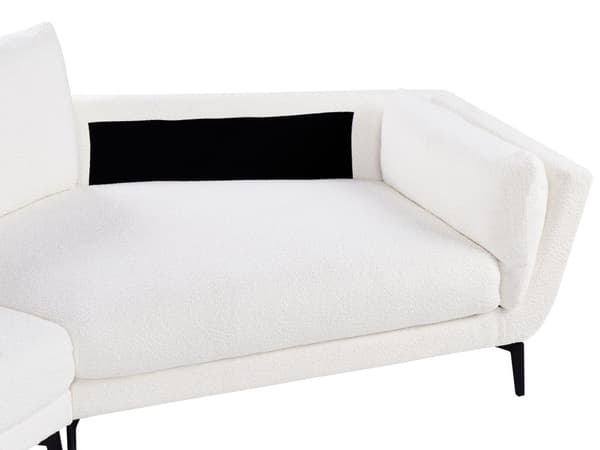 Sofa Lysegrå Polyester Polstret 3-seter Moderne Minimalistisk Stil Stue Polstret Ryggstøtte