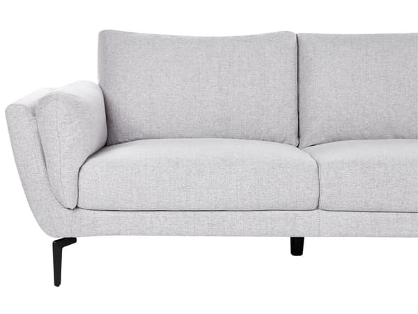 Sofa Lysegrønn Polyester Polstret 3-seter Moderne Minimalistisk Stil Stue Polstret Ryggstøtte