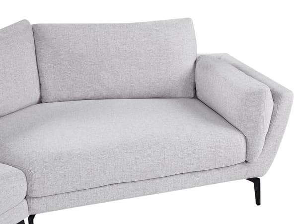 Sofa Lysegrønn Polyester Polstret 3-seter Moderne Minimalistisk Stil Stue Polstret Ryggstøtte