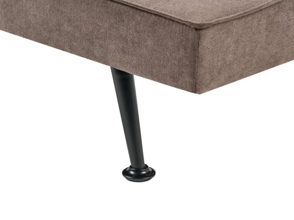 Sovesofa Brun Polyester 3 Personers Moderne Blød Sofa Sofaseng Tre Personers Designsofa Praktisk Splitback Stofsofa God Liggekomfort