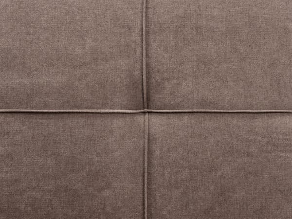 Sovesofa Brun Polyester 3 Personers Moderne Blød Sofa Sofaseng Tre Personers Designsofa Praktisk Splitback Stofsofa God Liggekomfort
