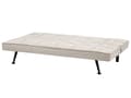 Miniatyrbillede 6 af 11: Sovesofa Beige Polyester 3 Personers Moderne Blød Sofa Sofaseng Tre Personers Designsofa Praktisk Splitback Stofsofa God Liggekomfort