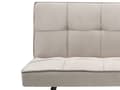 Miniatyrbillede 8 af 11: Sovesofa Beige Polyester 3 Personers Moderne Blød Sofa Sofaseng Tre Personers Designsofa Praktisk Splitback Stofsofa God Liggekomfort