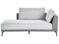 Miniatyrbilde 8 av 11: Hjørnesofa Beige Grå Polyester Imitert skinn 3-seter Høyrevendt Modulær Stålben Puter Moderne og retro stil Stue Modulsofa