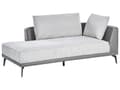 Miniatyrbilde 9 av 11: Hjørnesofa Beige Grå Polyester Imitert skinn 3-seter Høyrevendt Modulær Stålben Puter Moderne og retro stil Stue Modulsofa