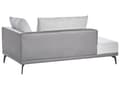Miniatyrbilde 10 av 11: Hjørnesofa Beige Grå Polyester Imitert skinn 3-seter Høyrevendt Modulær Stålben Puter Moderne og retro stil Stue Modulsofa