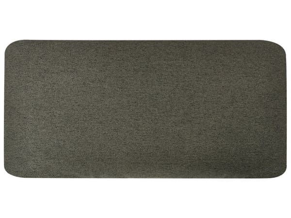 Soffa Grön Polyester Stoppad 3-sits Modern Minimalistisk Stil Vardagsrum Vadderat Ryggstöd