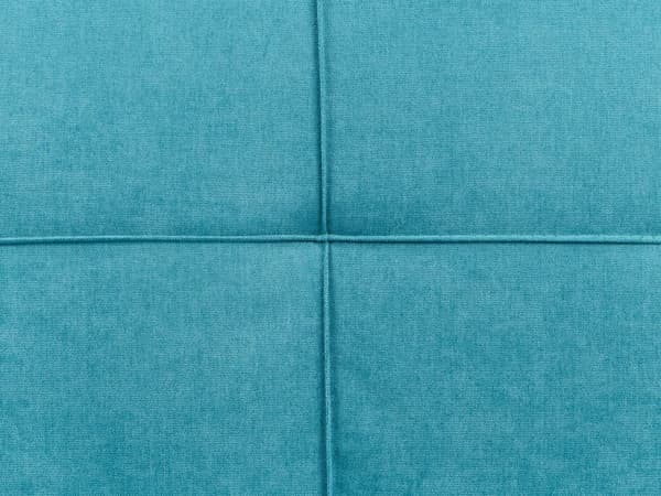 Bäddsoffa Havsblå 3-sits Vadderad Klädsel Klick-Klack Gästsäng Armlös