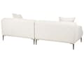 Miniatyrbilde 5 av 11: 3-seters Stoffsofa Lys Beige Stue Moderne Stil Metallben