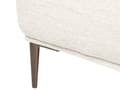 Miniatyrbilde 11 av 11: 3-seters Stoffsofa Lys Beige Stue Moderne Stil Metallben