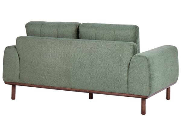 2-seters Sofa Stoff Grønn Stue Mørke Treben Moderne stil