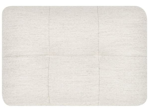2-seters Sofa Stoff Lysebeige Beige Stue Mørke Treben Moderne stil