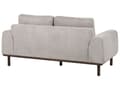 Miniatyrbillede 5 af 11: Sofa Lysegrå Polyester 2 Personers Tyk Polstret Dyb Blød Stofsofa til Stuen Moderne Inspiration Stue Møbel Moderne