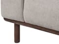 Miniatyrbillede 11 af 11: Sofa Lysegrå Polyester 2 Personers Tyk Polstret Dyb Blød Stofsofa til Stuen Moderne Inspiration Stue Møbel Moderne