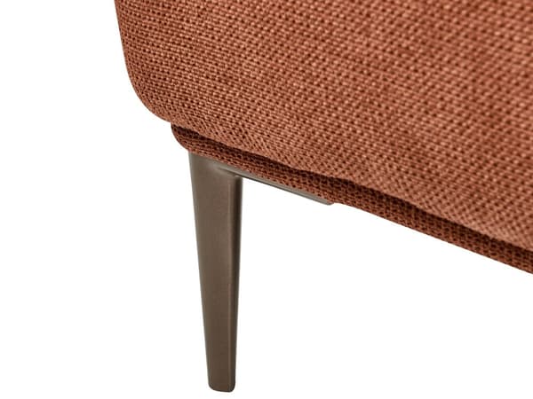 Sofa Brun Polyester 3 Personers Tyk Polstret Dyb Blød Stofsofa til Stuen Moderne Inspiration Stue Møbel Moderne