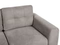 Miniatyrbild 7 av 11: Soffa 2-sits Tyg Ljusgrå Vardagsrum Modern Stil Mörka Träben