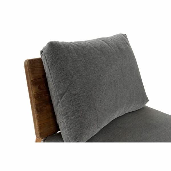 Sofa DKD Home Decor Brun Grå Polyester Bomuld Træ Fyrretræ (95 x 88 x 75 cm)