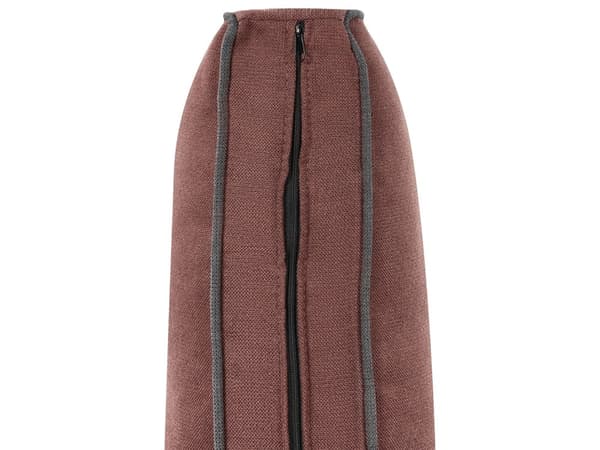 Hörnsoffa Höger Vinröd Klädsel Polyester Metallben Sittdynor Ryggstöd Dekorativa Prydnadskuddar Modern Design Vardagsrum