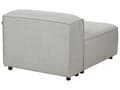 Miniatyrbilde 11 av 11: Modulær Høyre Sofa Lysegrå Stoff 4-seters Hjørneseksjonssofa med Svarte Ben Moderne Stue