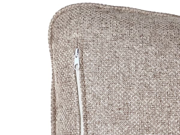 Bäddsoffa Ljusbrun Tyg Stoppad 3-sits Utdragbar Säng Metallben Minimalistisk Sovfunktion