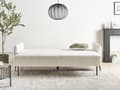 Miniatyrbillede 4 af 11: Sovesofa Off White Boucle 3 Personers Moderne Blød Sofa Sofaseng Tre Personers Designsofa Praktisk Splitback Stofsofa God Liggekomfort