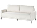 Miniatyrbillede 5 af 11: Sovesofa Off White Boucle 3 Personers Moderne Blød Sofa Sofaseng Tre Personers Designsofa Praktisk Splitback Stofsofa God Liggekomfort
