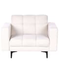 Miniatyrbilde 7 av 11: 5-seters sittegruppe Hvit Bouclé 3-seters sofa 2 lenestoler Justerbart rygglene med 3 stillinger Klikk-klakk-mekanisme Moderne design