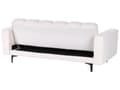 Miniatyrbillede 7 af 11: Sovesofa Hvid Boucle 3 Personers Moderne Blød Sofa Sofaseng Tre Personers Designsofa Praktisk Splitback Stofsofa God Liggekomfort